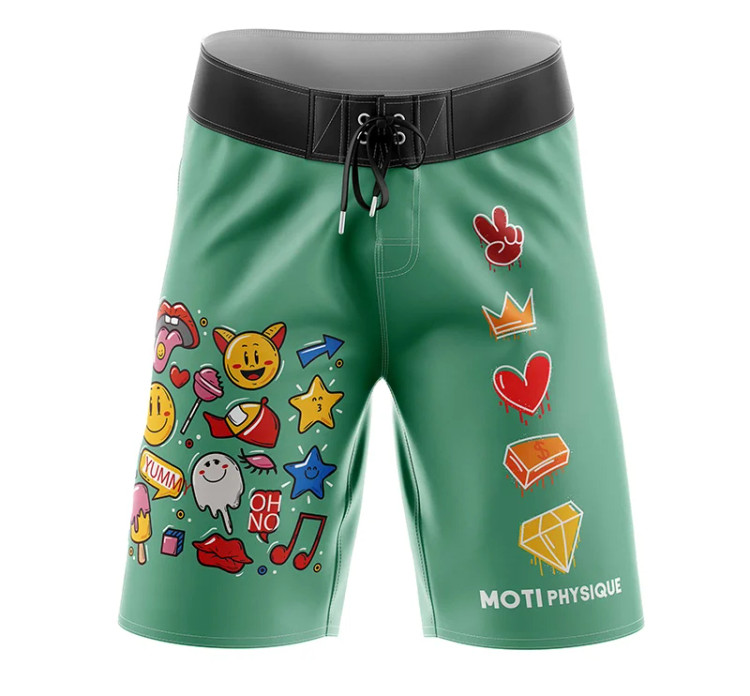 مایو مسابقه و شلوارک مسابقه شلوارک فیزیک و شلوارک ورزشی مردانه و شلوارک مخصوص موج سواری